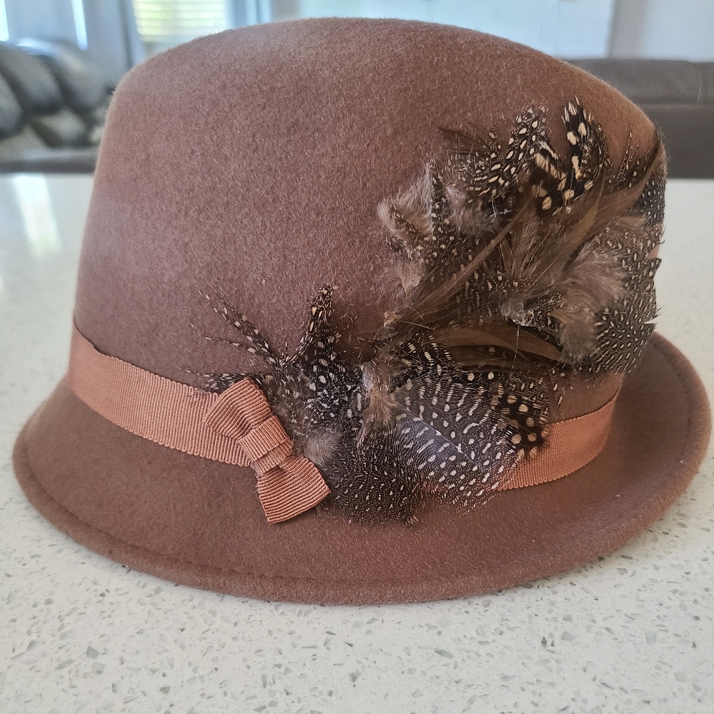 San Diego hat company-100% wool-Feather hat